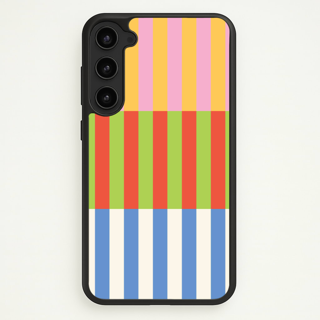 Colourful Stripes Pattern Phone Case - Galaxy S23 Plus / Standard