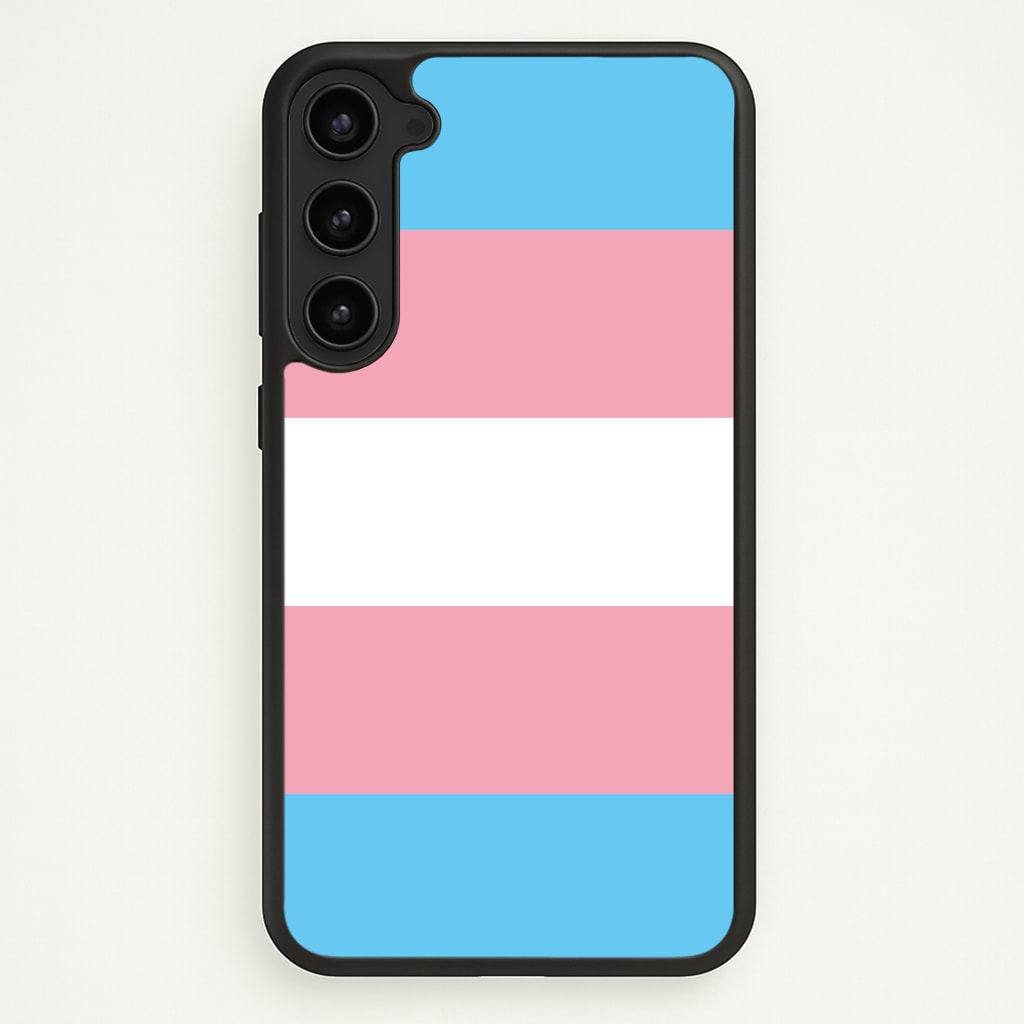 Trans Flag - Pride Phone Case - Galaxy S23 Plus / Standard