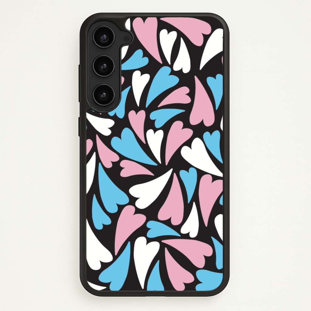 Transgender Hearts - Pride Phone Case - Galaxy S23 / Standard