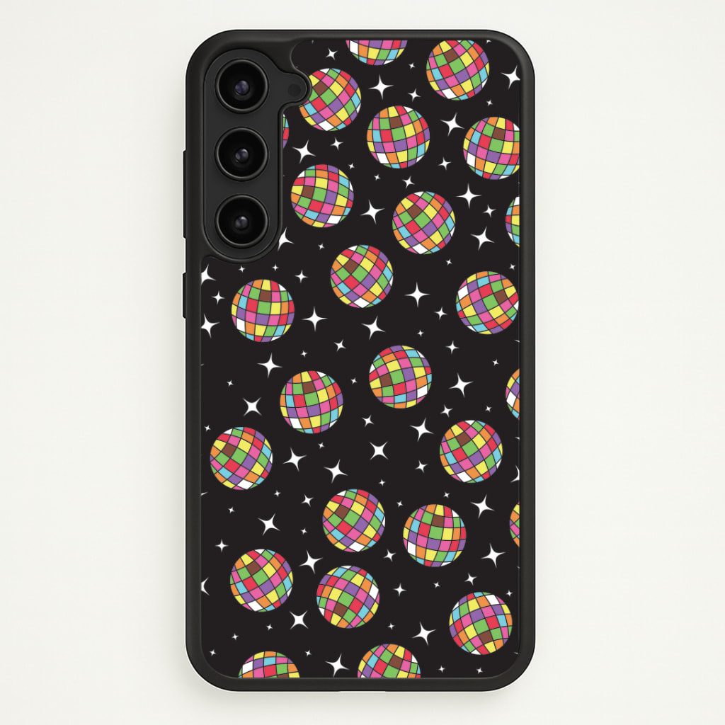 Rainbow Discoballs Phone Case - Galaxy S23 / Standard