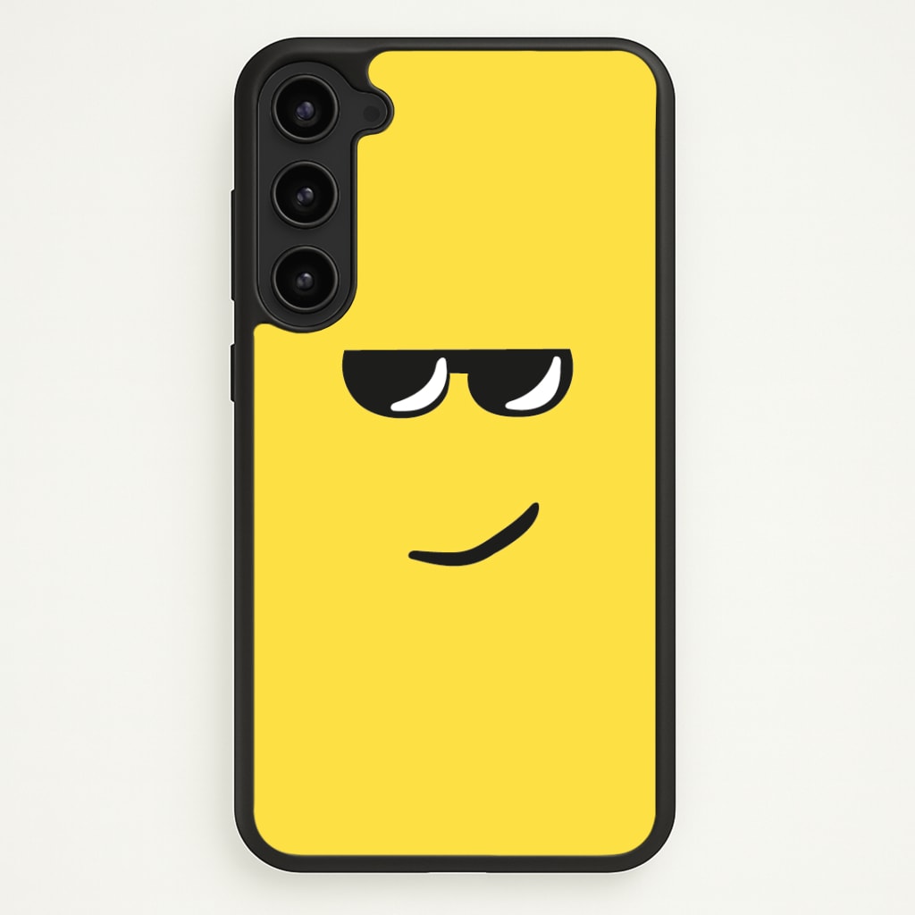 Yellow Face Shades Phone Case - Galaxy S23 Plus / Standard