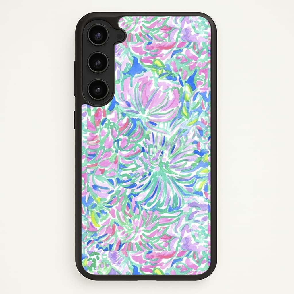 Colourful Floral Painting Phone Case - Galaxy S23 Plus / Standard