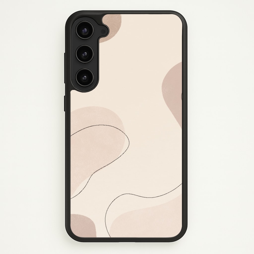 Abstract Beige Phone Case - Galaxy S23 Plus / Standard