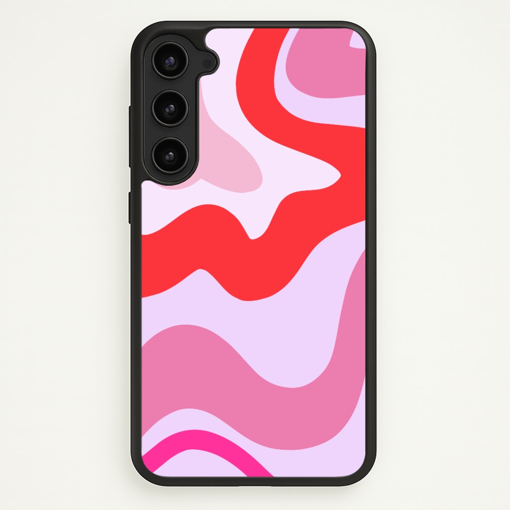Purple & Pink Abstract Phone Case - Galaxy S23 Plus / Standard