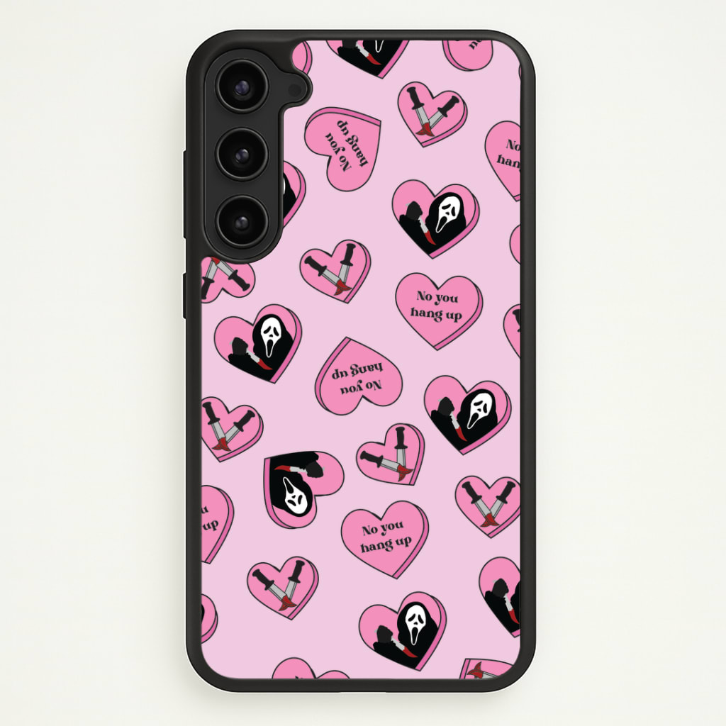 No You Hang Up Love Hearts Phone Case - Galaxy S23 Plus / Standard