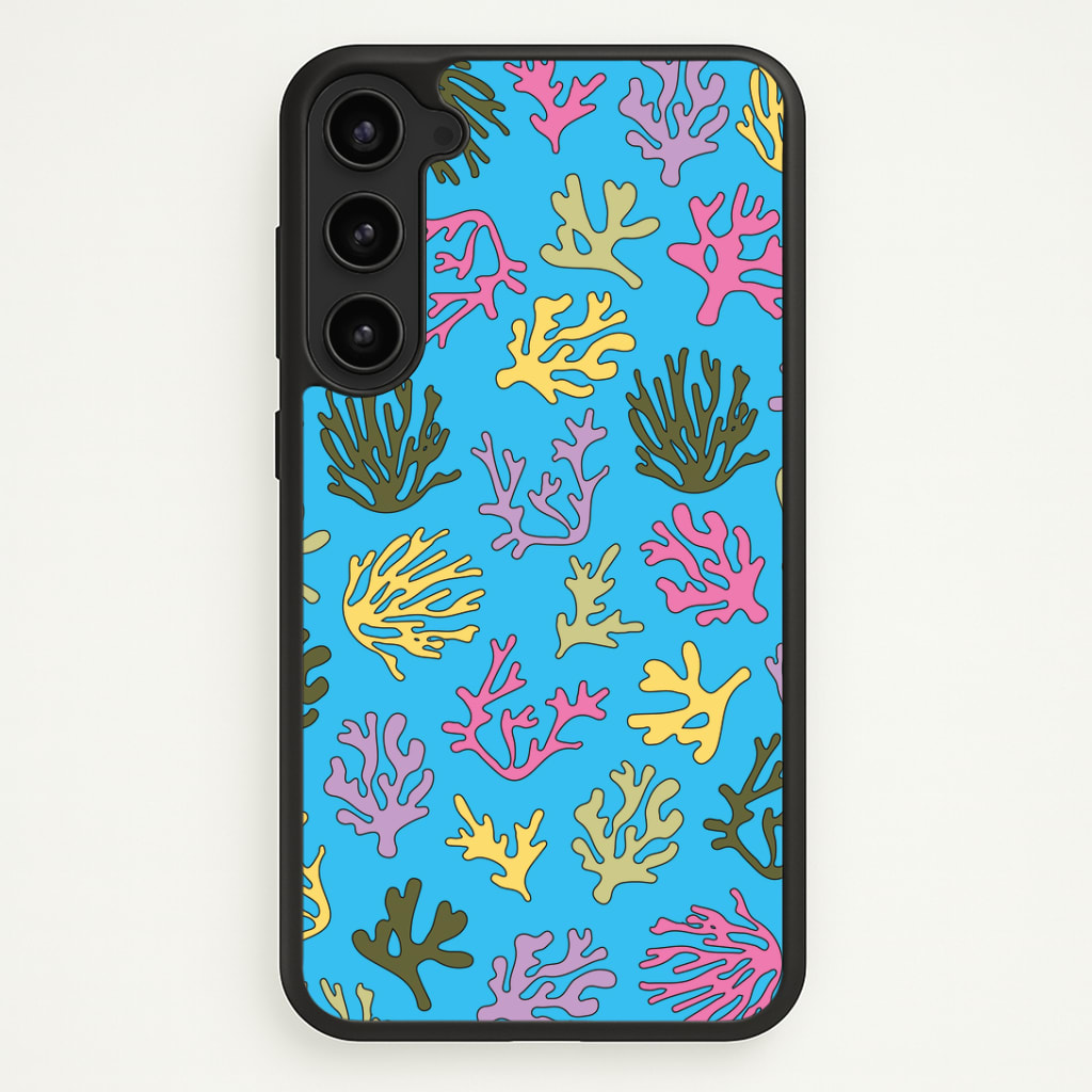 Coral Pattern - Sealife Phone Case - Galaxy S23 / Standard