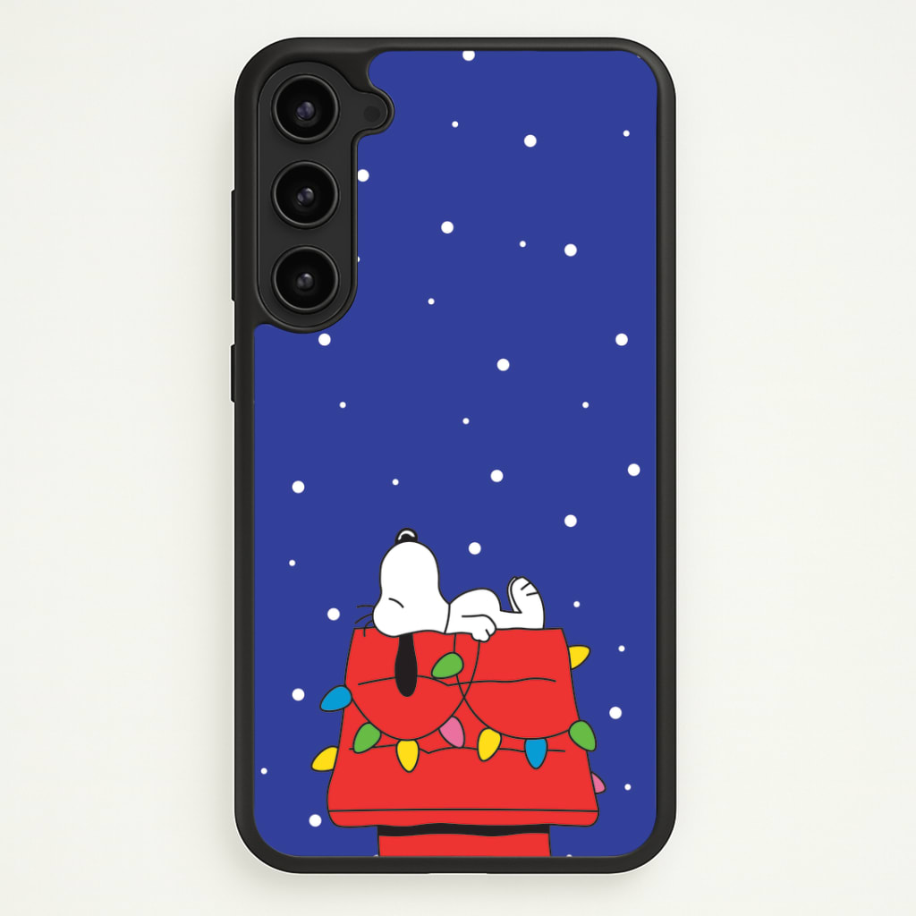 Cartoon Beagle Fairylights Phone Case - Galaxy S23 Plus / Standard
