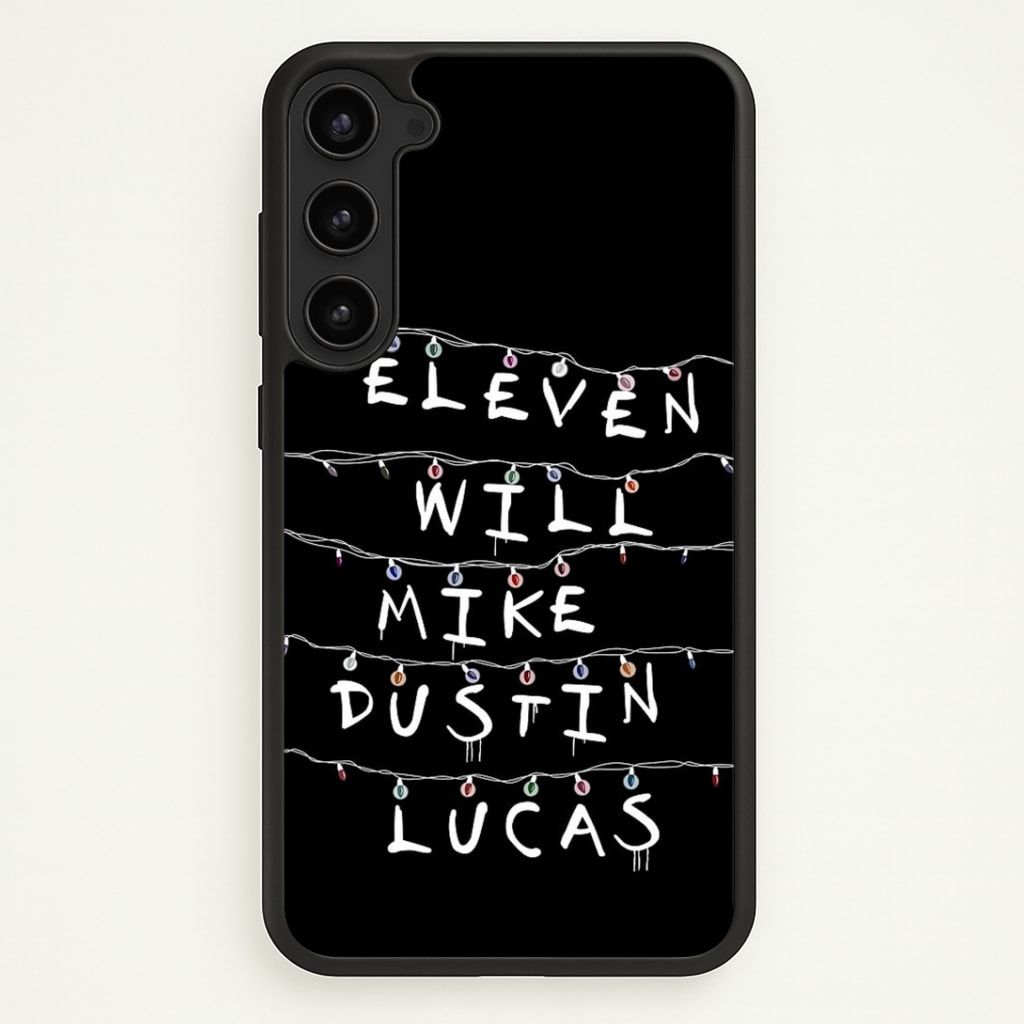 Eleven, Will, Mike, Dustin & Lucas Phone Case - Galaxy S23 / Standard