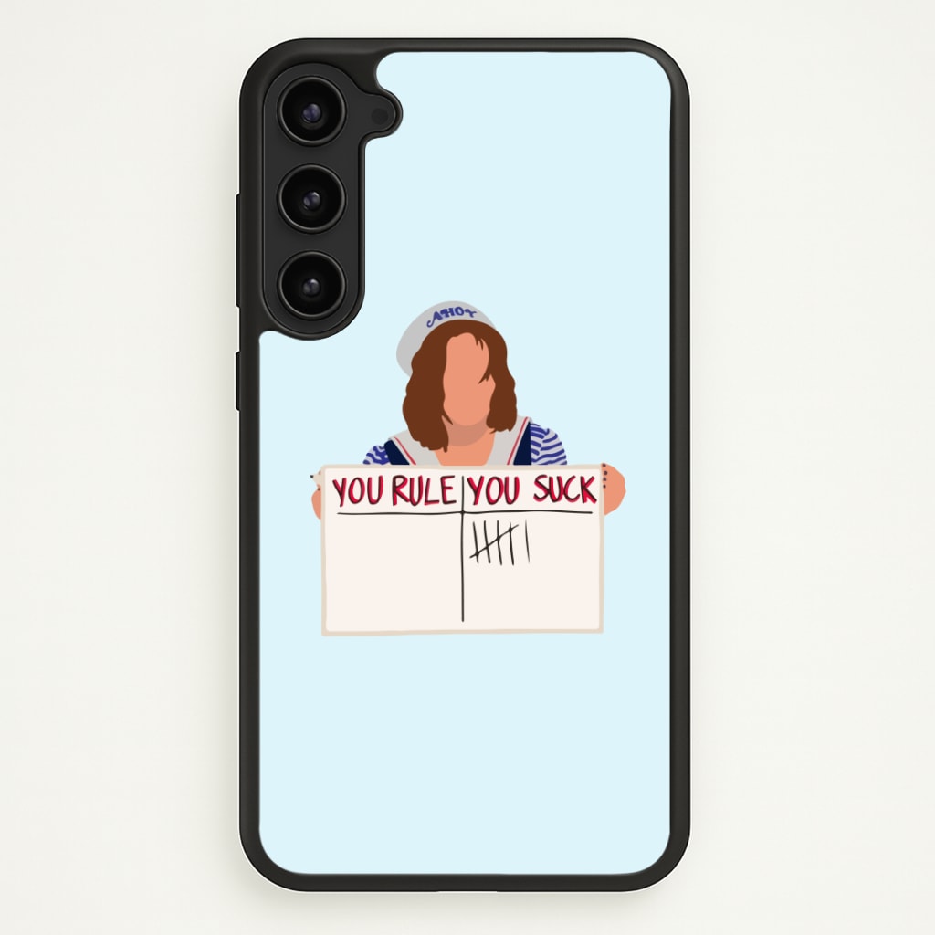 You Suck Tally Phone Case - Galaxy S23 Plus / Standard