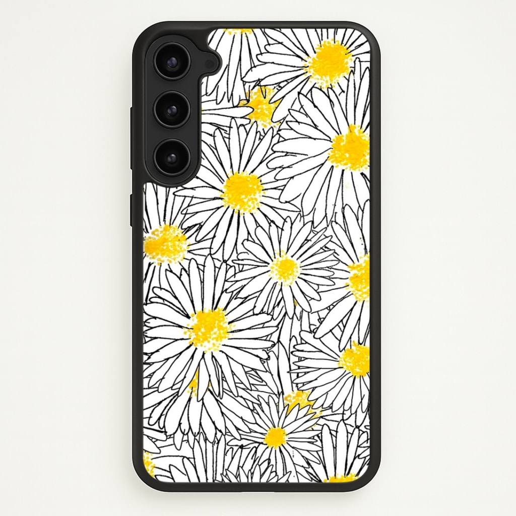 Cute Daisy Pattern Phone Case - Galaxy S23 / Standard