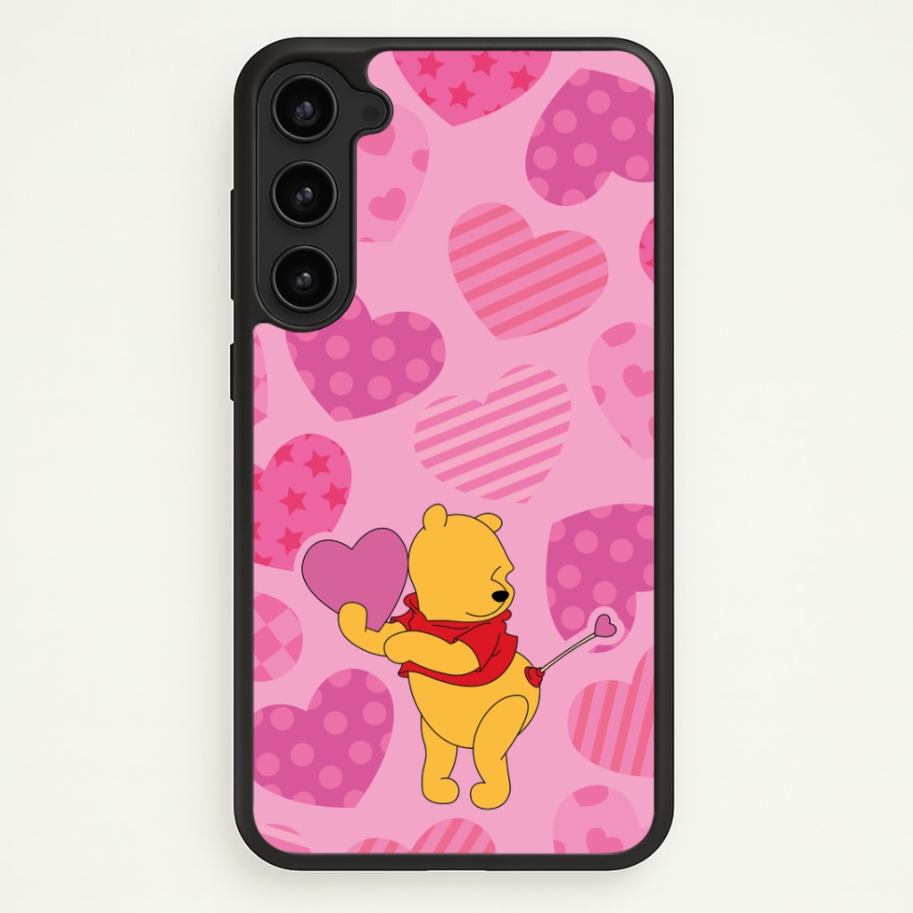 Cupid Pooh Valentine's Phone Case - Galaxy S23 Plus / Standard
