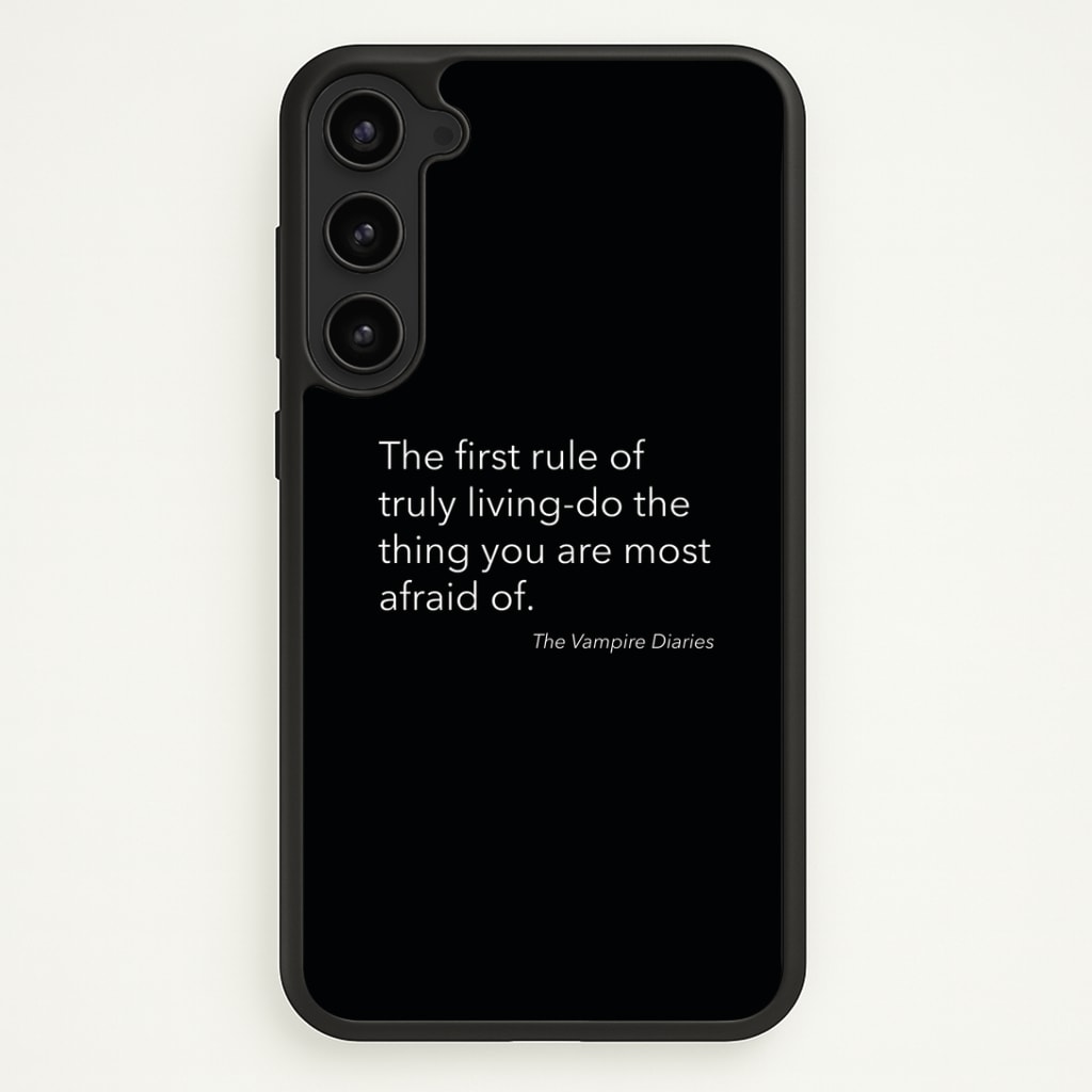 The First Rule Of Truly Living - VD Phone Case - Galaxy S23 / Standard