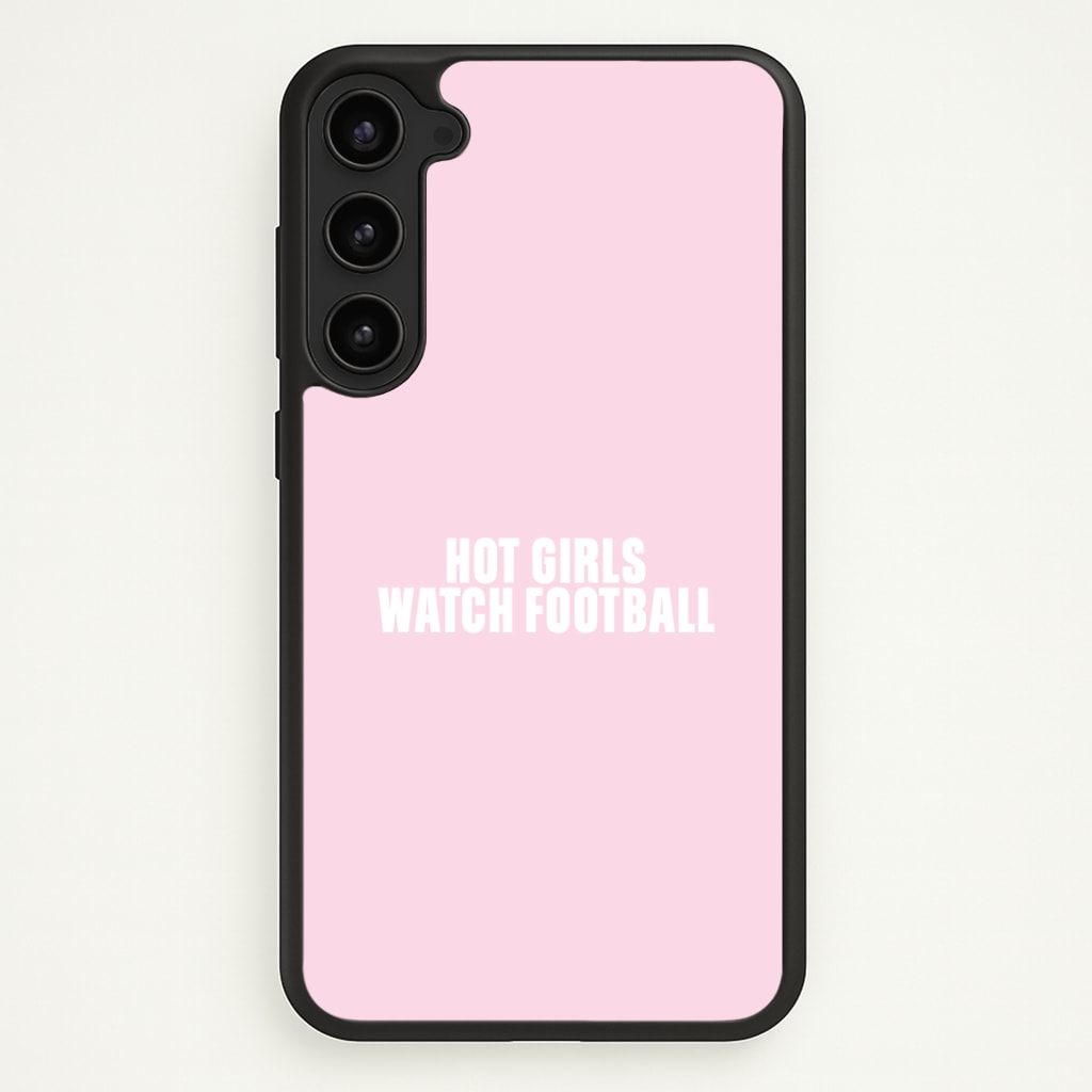 Hot Girls Watch Football Phone Case