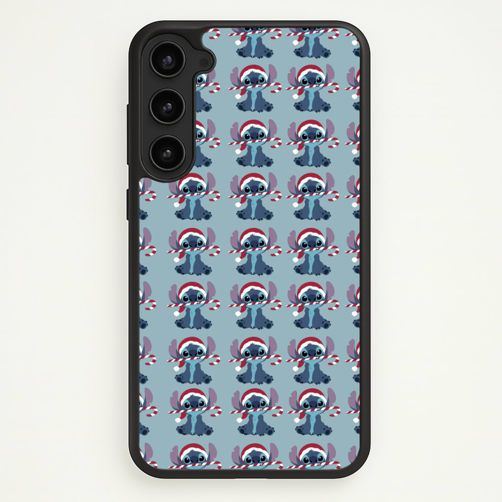 Stitch - Christmas Patterns Phone Case - Galaxy S23 Plus / Standard