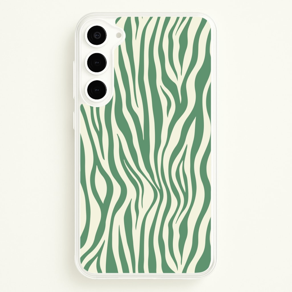 Green Zebra - Animal Patterns Phone Case