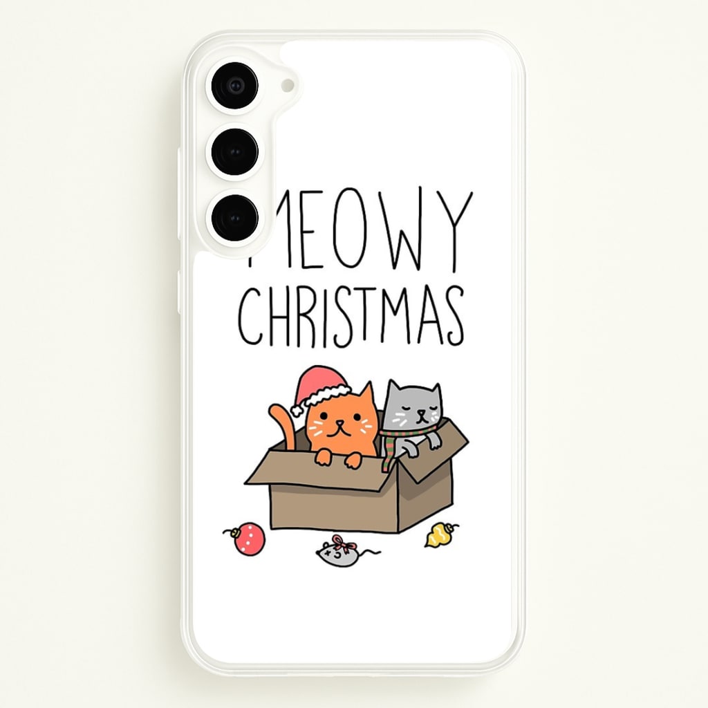 Meowy Christmas Phone Case