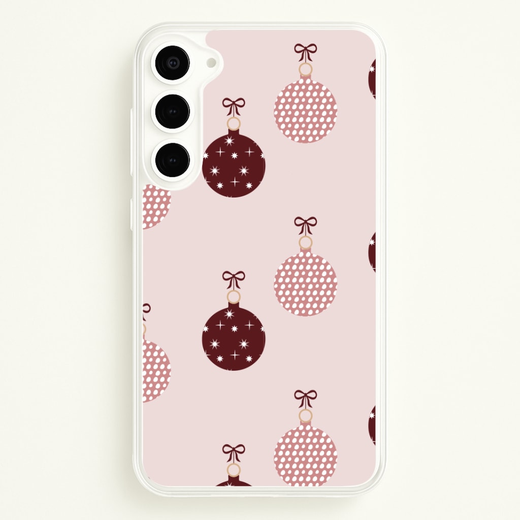 Christmas Bauble Pattern Phone Case