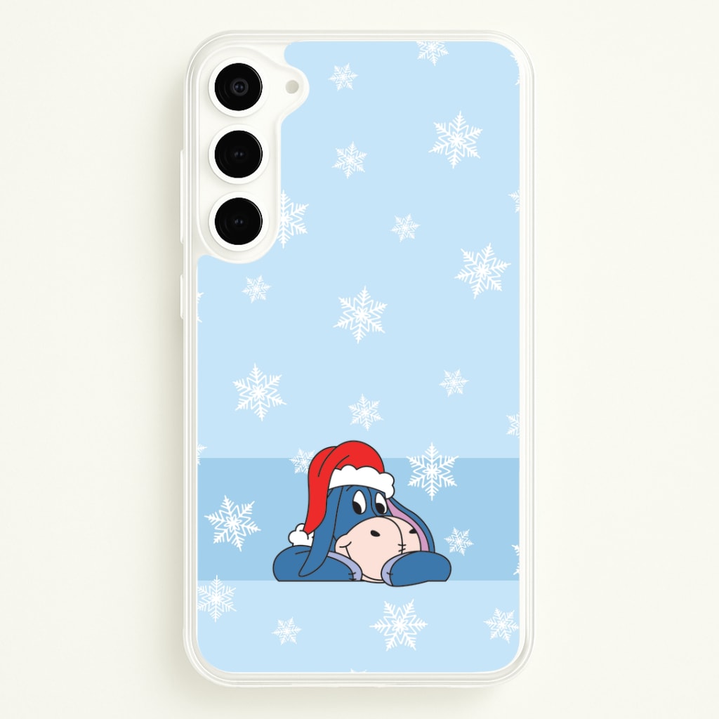Cartoon Donkey Snowflakes Phone Case