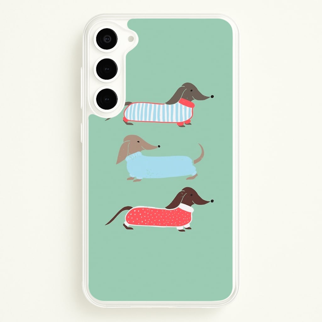 Sausage Dogs in Jumpers Phone Case