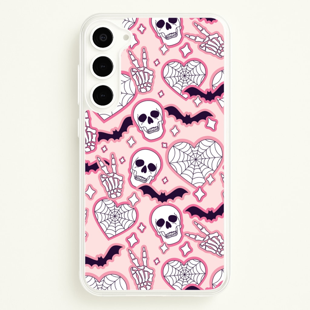 Cute Halloween Stickers Pattern Phone Case