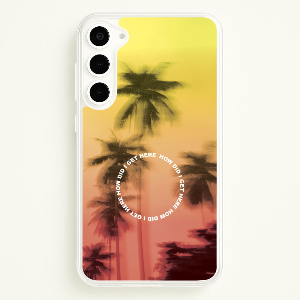 Palm Trees Circle Phone Case