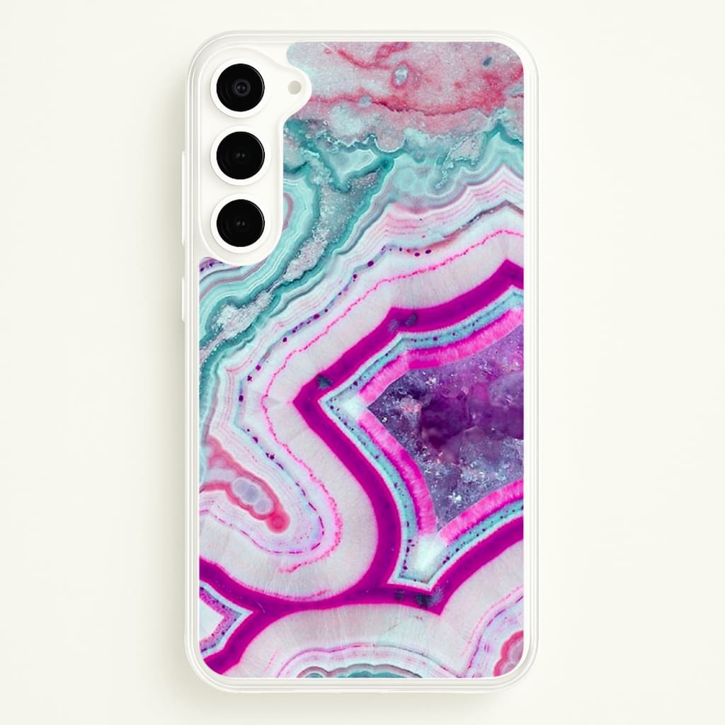 Purple Geode Pattern Phone Case