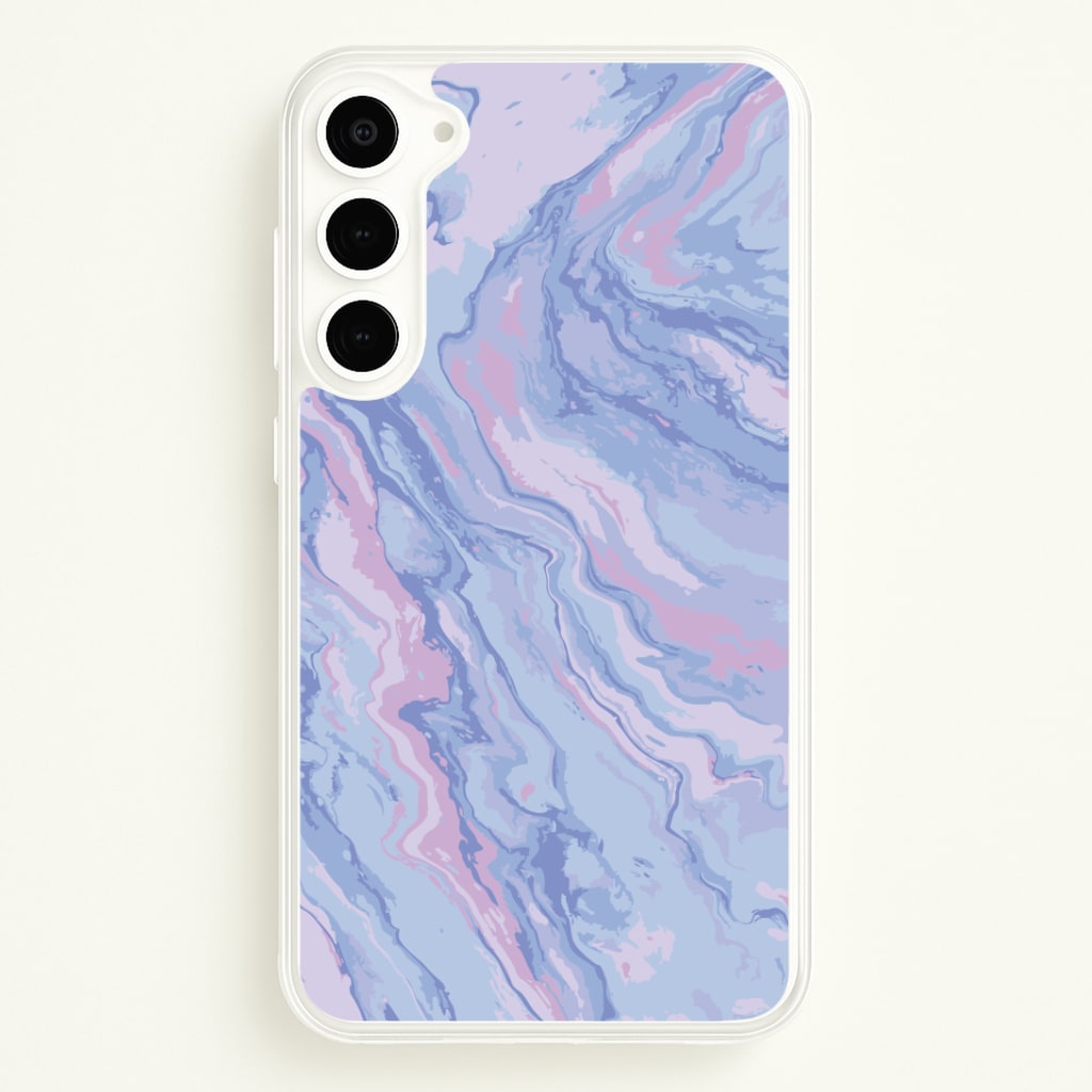 Purple Cloudy Marble Phone Case