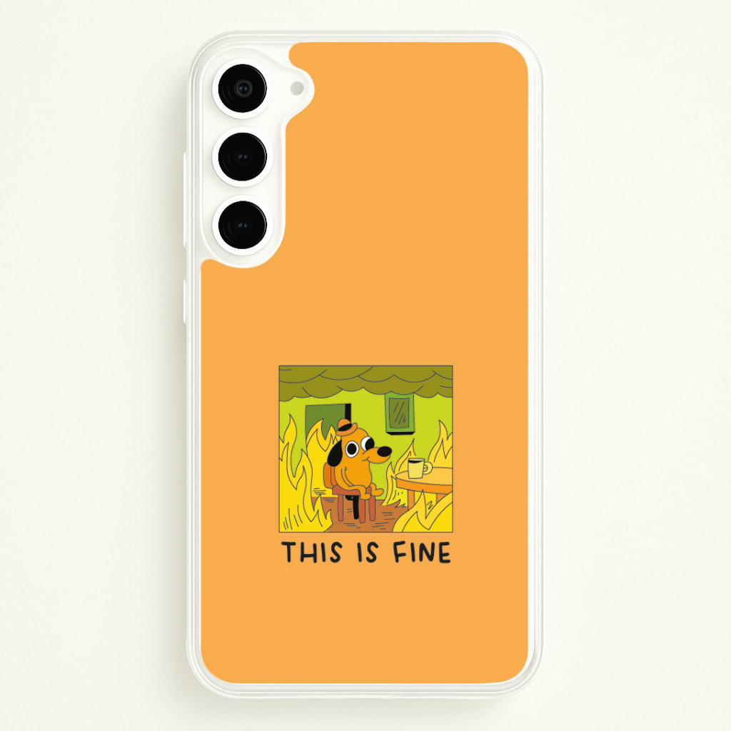 This Is Fine - Memes Phone Case