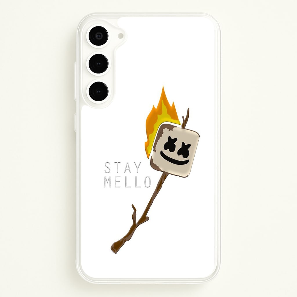 Stay Mello White Helmet DJw - White Helmet DJ Phone Case