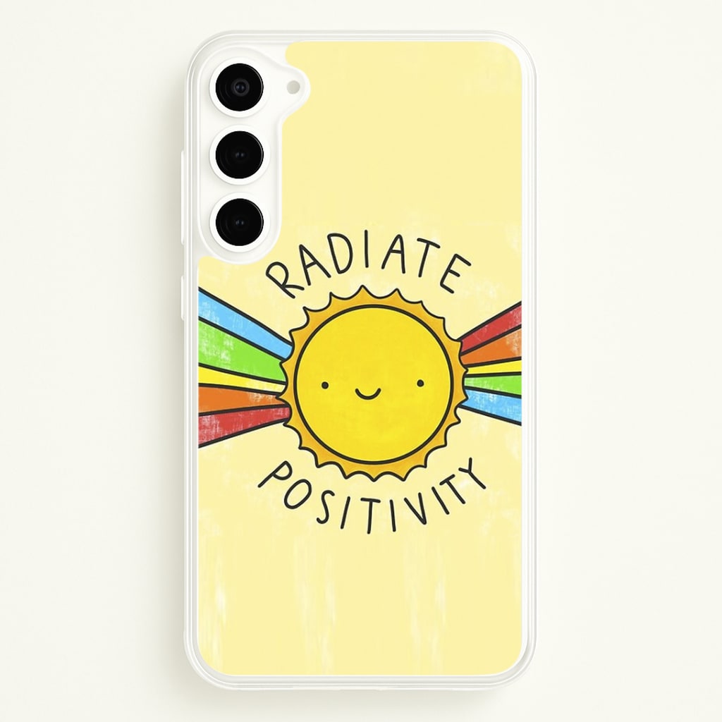 Radiate Positivity Sunshine - Positivity Phone Case