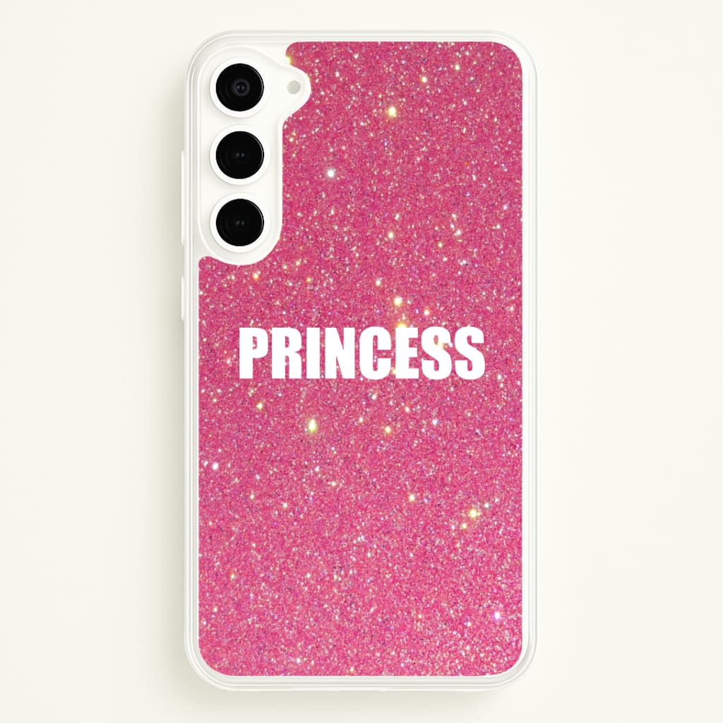 Glittery Pink Princess Phone Case