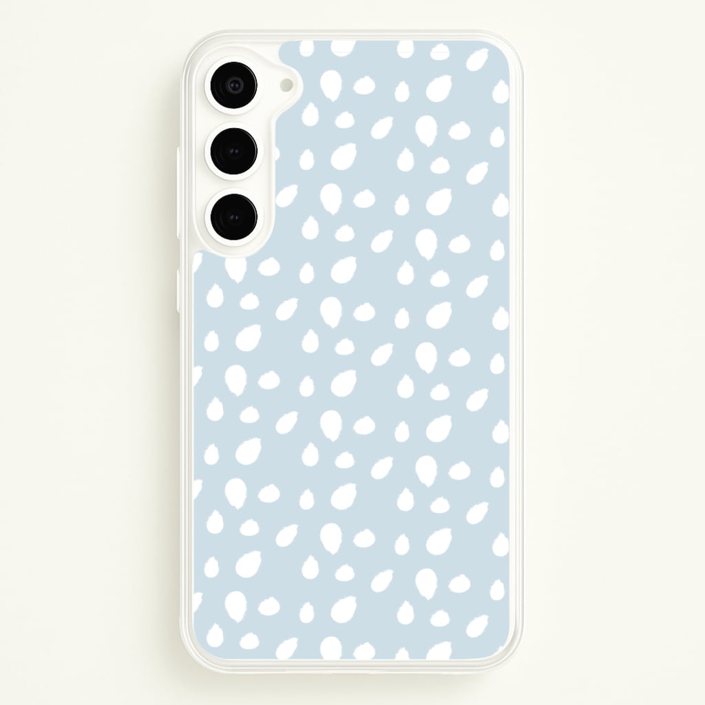 Pastel Blue Dots Phone Case