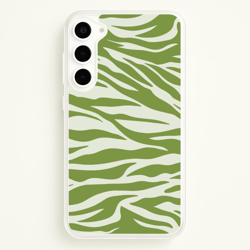 Abstract Green Print Phone Case
