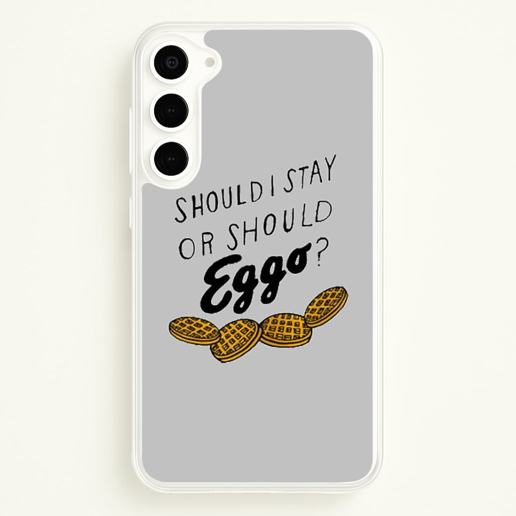 Should I Stay Or Should I Eggo Phone Case