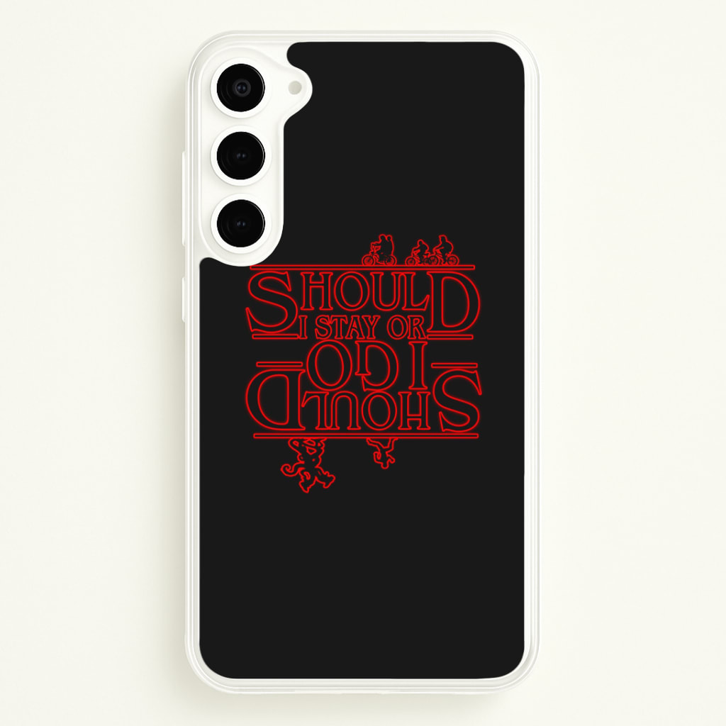 Should I Stay Or Should I Go Upside Down Phone Case