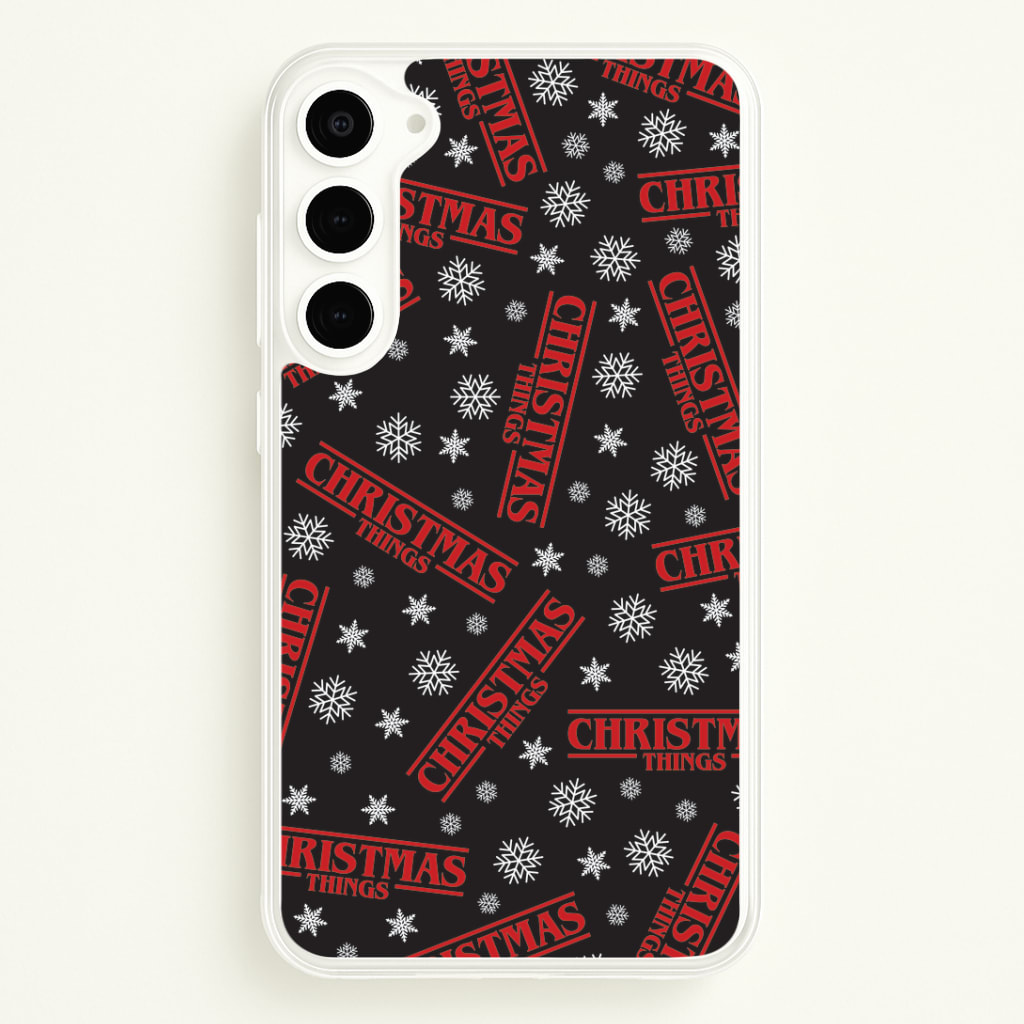Christmas Things Snowflake Pattern Phone Case