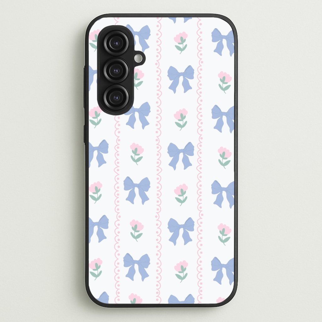 Pink Bows Pattern - Clean Girl Aesthetic Phone Case