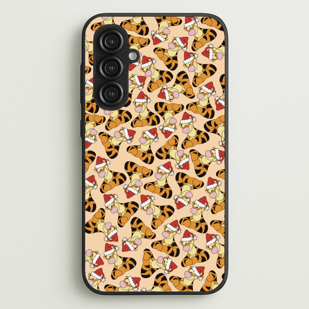 Tiger Pattern Christmas Phone Case