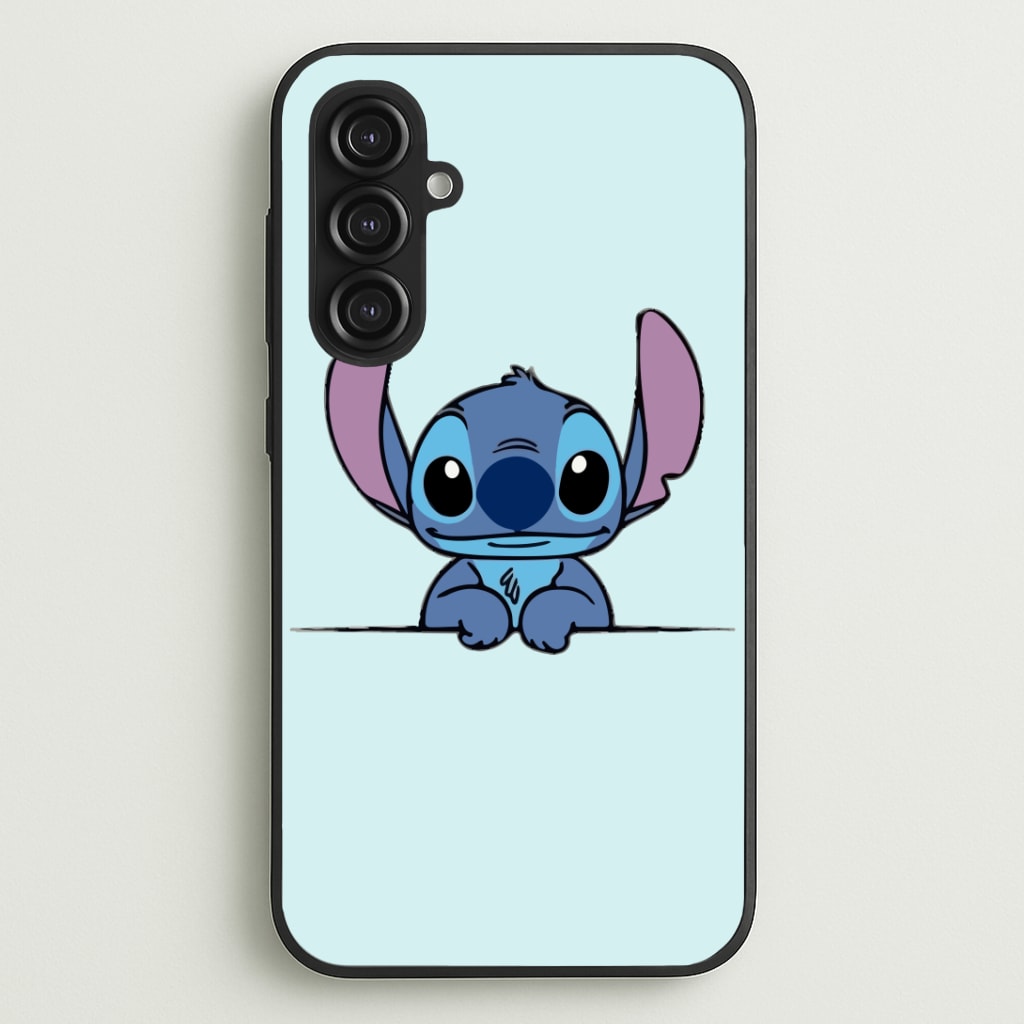 Alien Blue Leaning Phone Case
