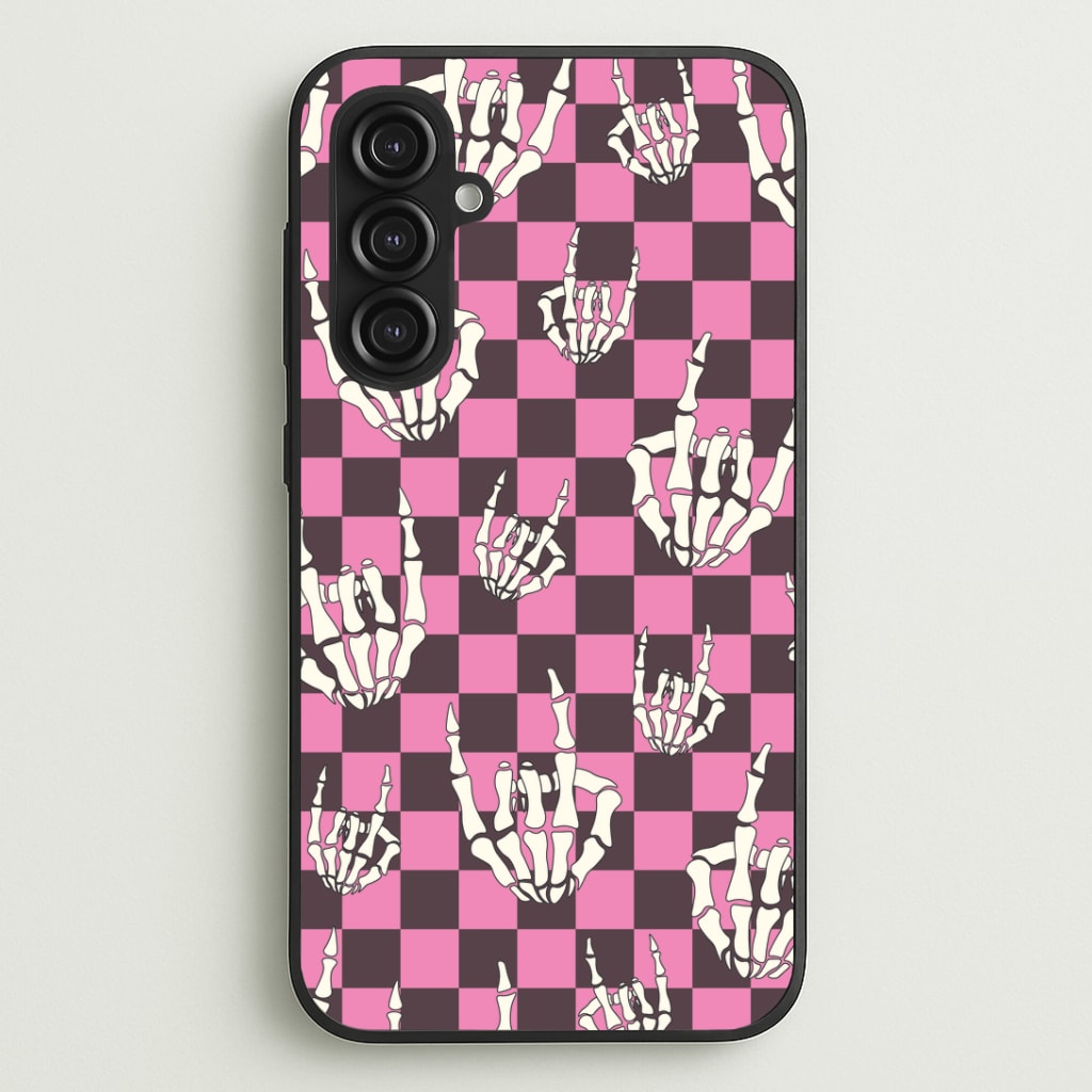 Rock On Skeleton Phone Case
