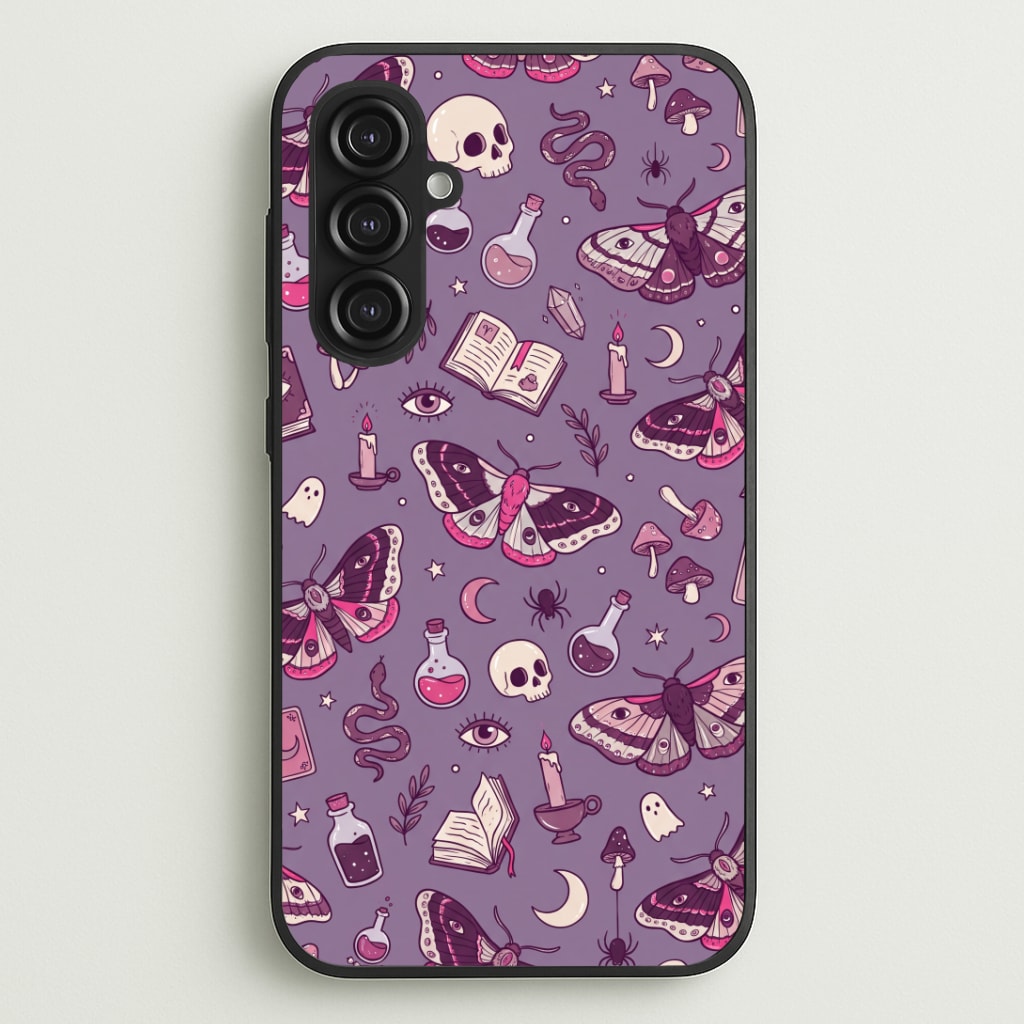 Purple Witchy Doodles Phone Case