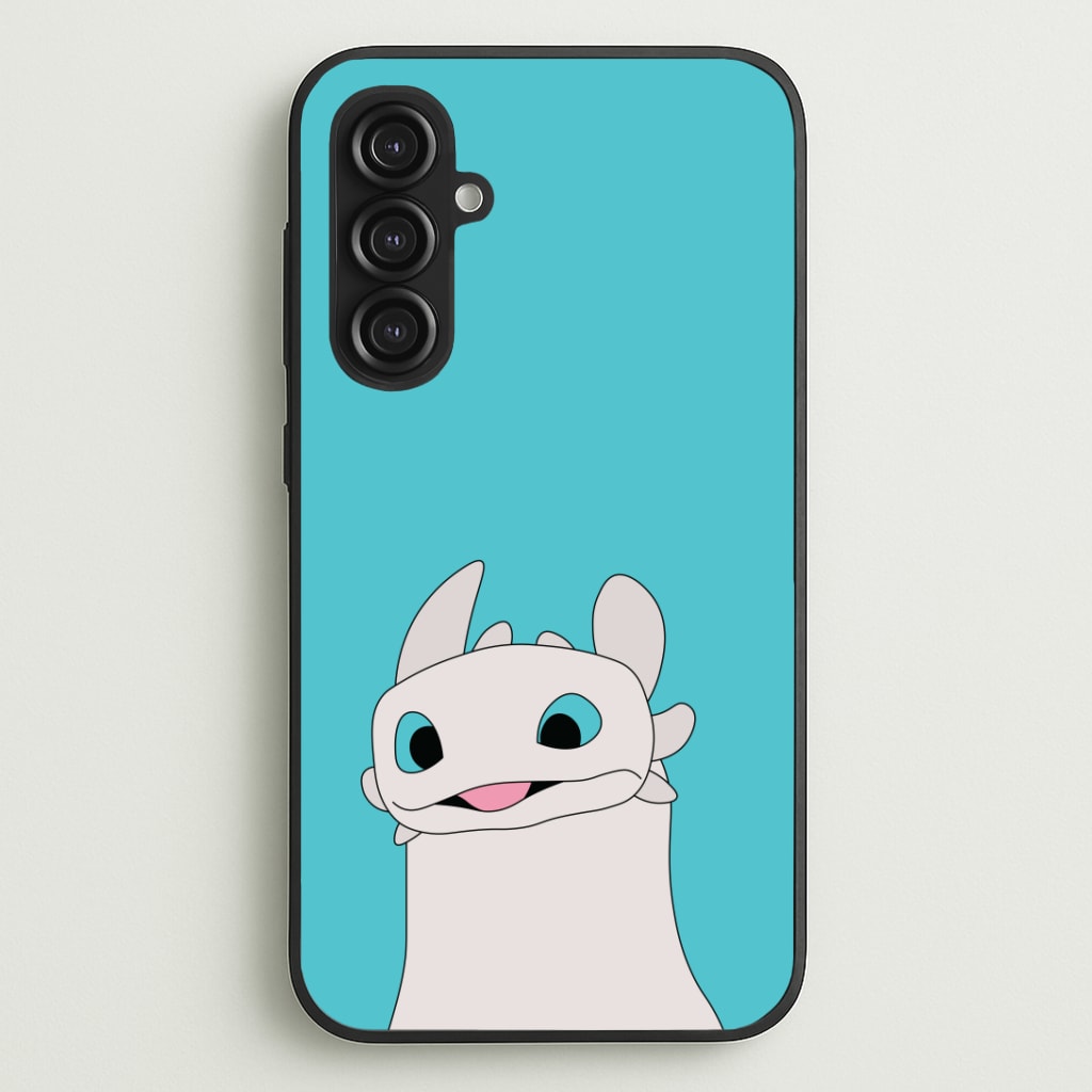 White Fury Dragon Phone Case