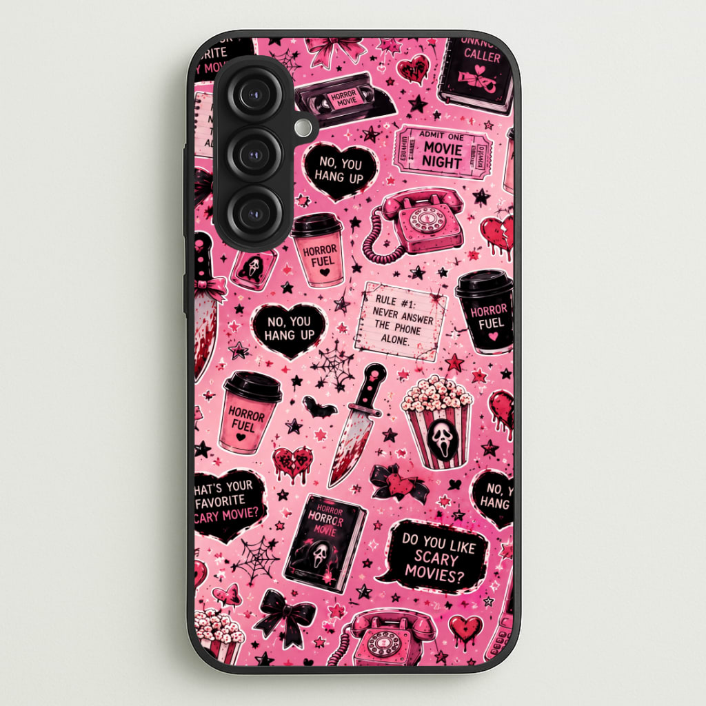 Horror Movie Pink Pattern Phone Case