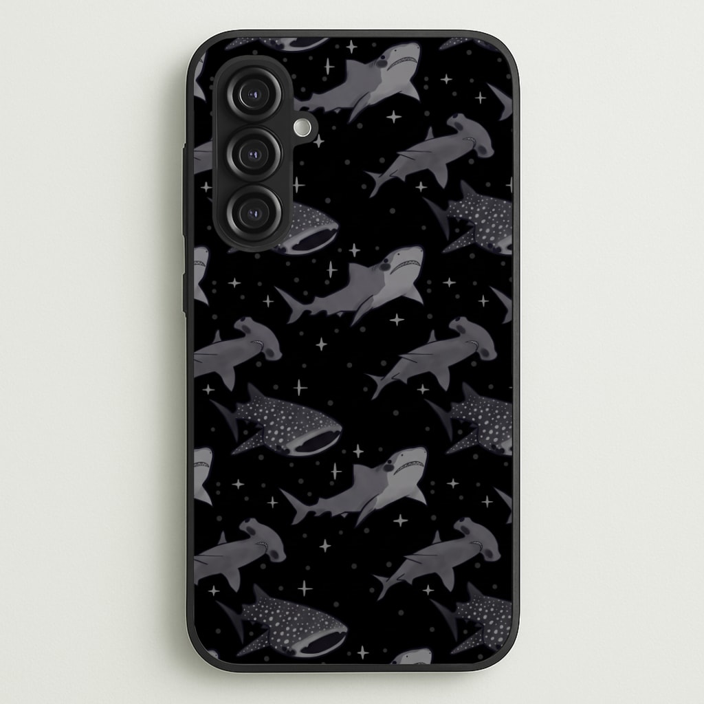 Black Shark Pattern Phone Case