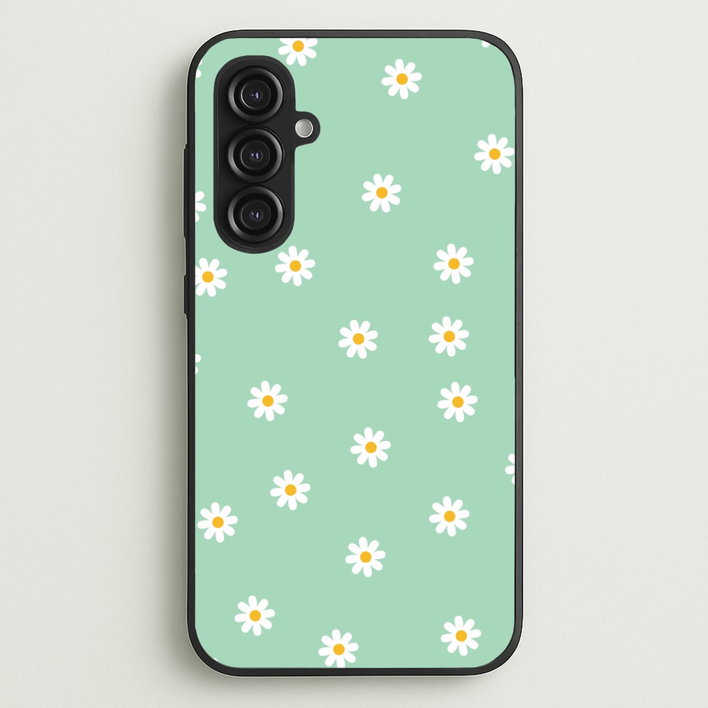 Teal Daisies Phone Case