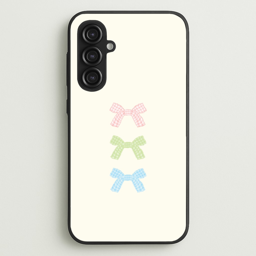Gingham Tiered Ties Phone Case