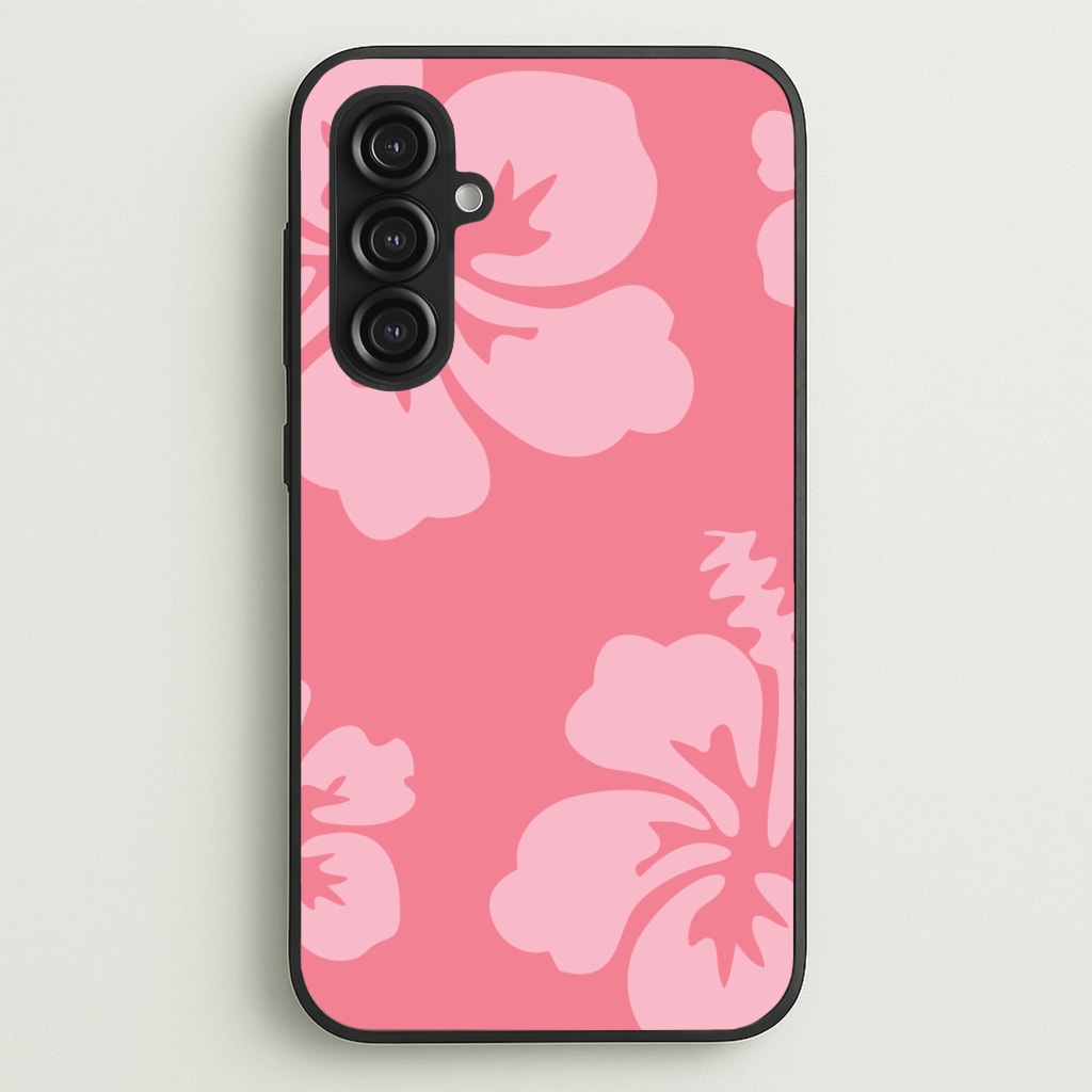 Pink Hawaiian Flowers Pattern Phone Case
