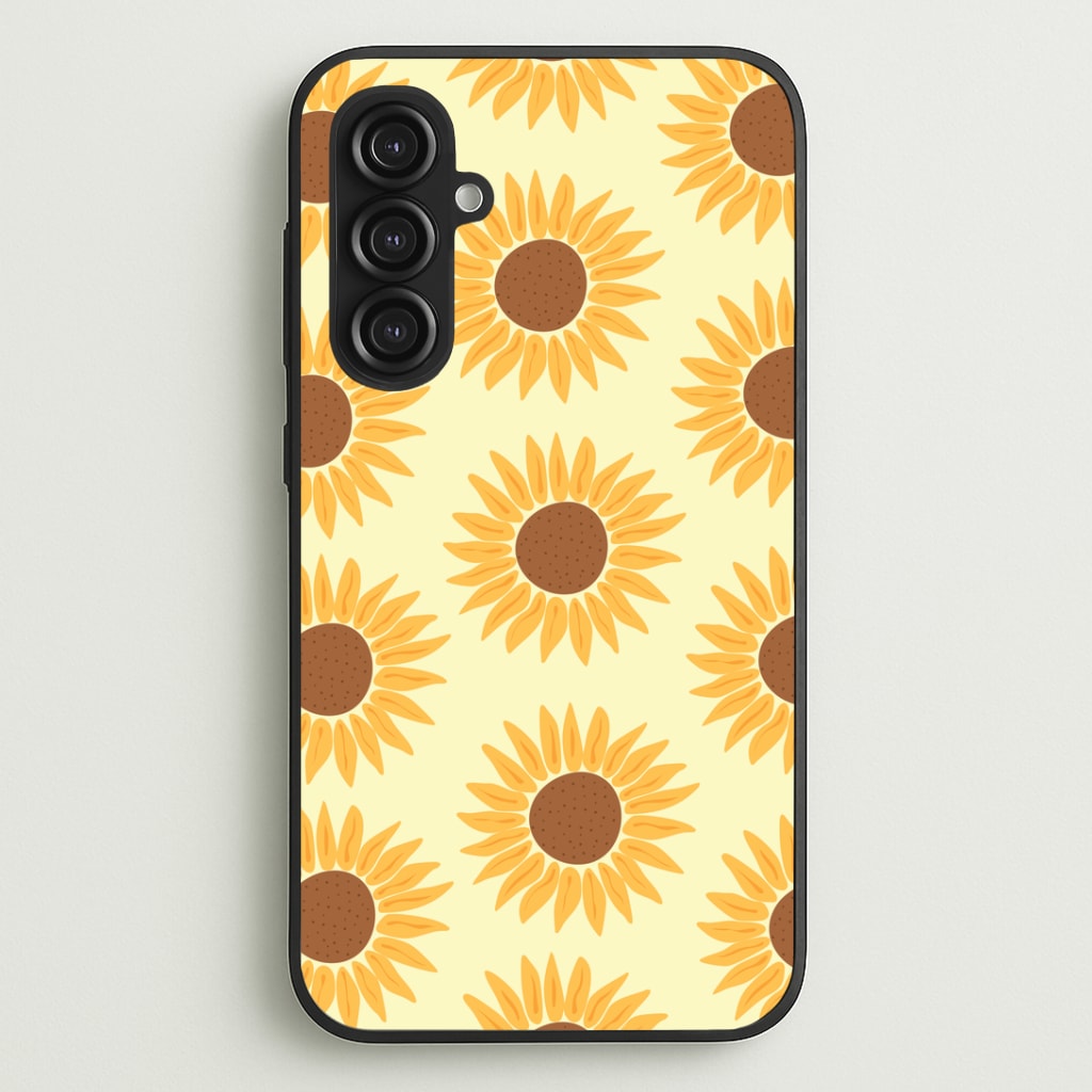 Sunflowers Abstract Pattern Phone Case