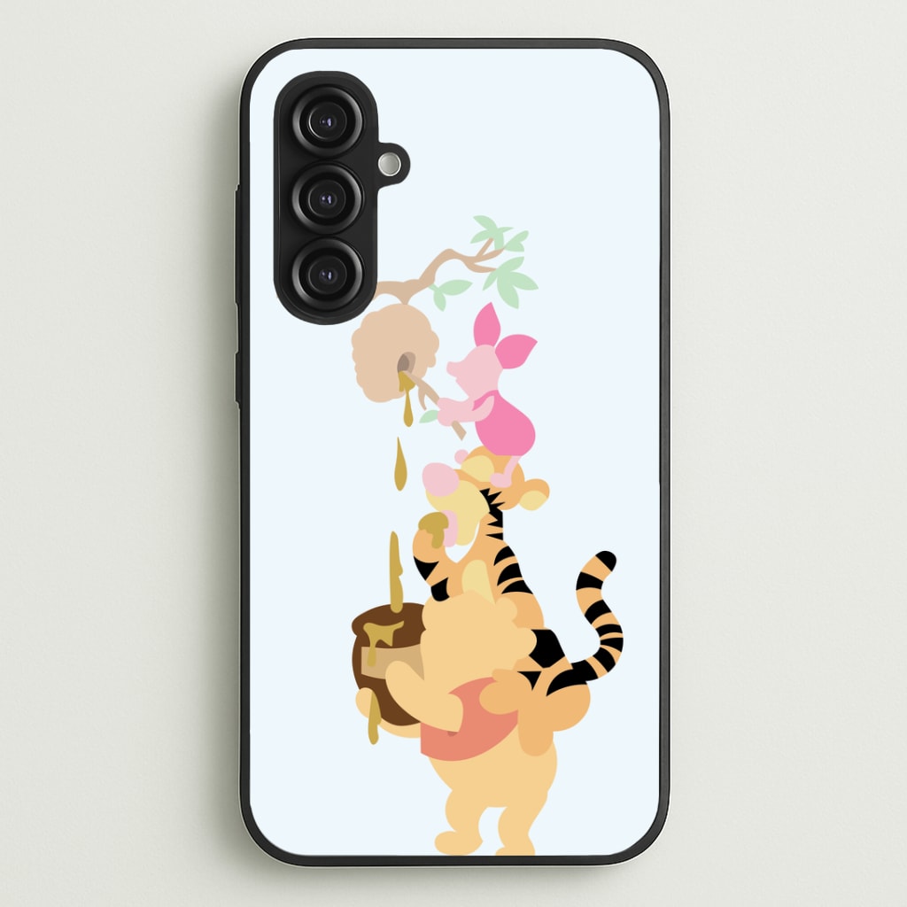 Bouncing Tiger , Piglet , Yellow Bear Phone Case