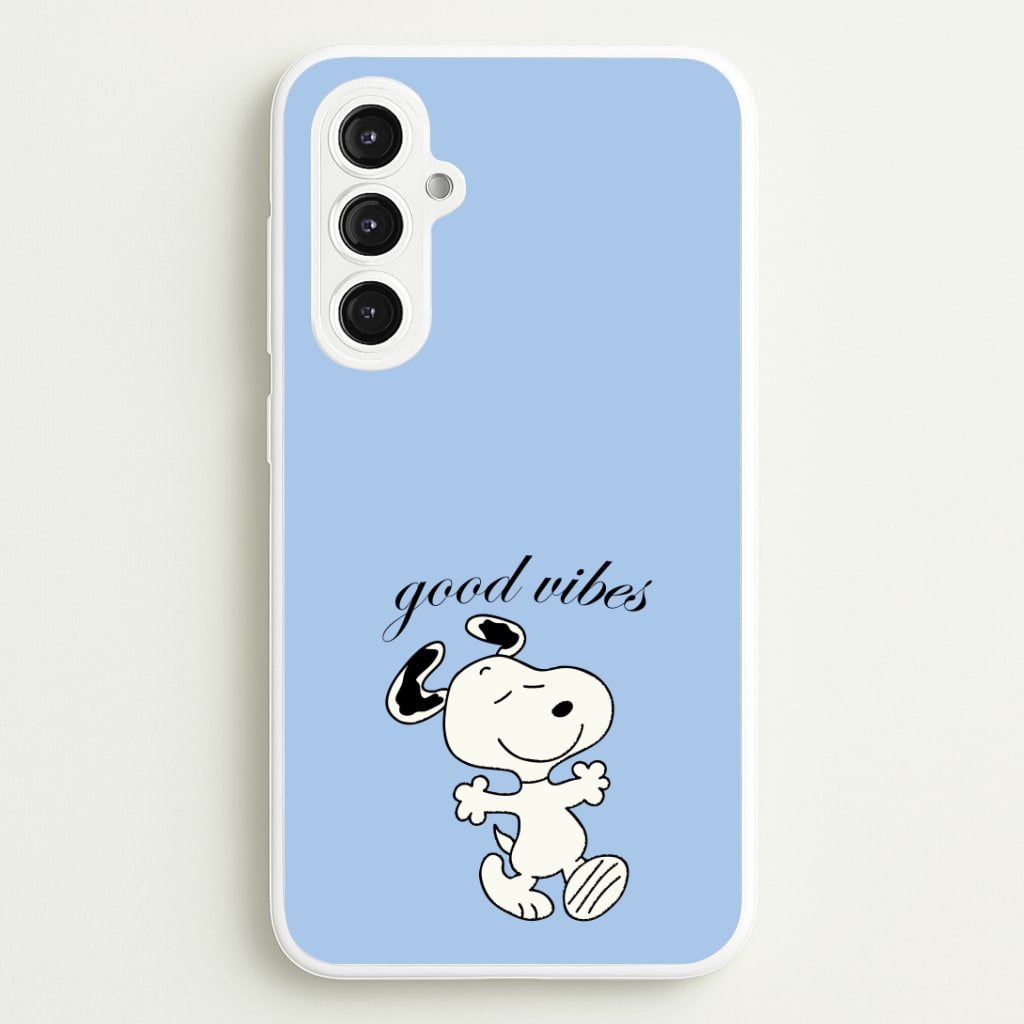 Good Vibes Cartoon Beagle Phone Case